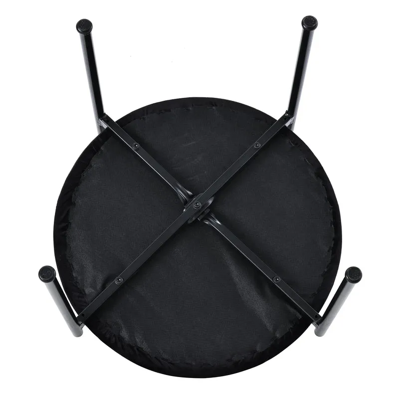 Lot de 2 chaises de salle à manger velours noir avec dossier en rotin COBALTLRE