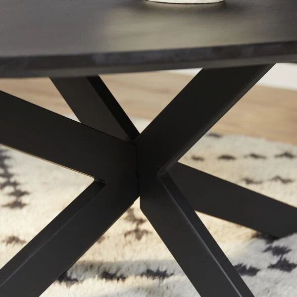 TOKYO ARES Table basse en bois galet 130x67xH46CM