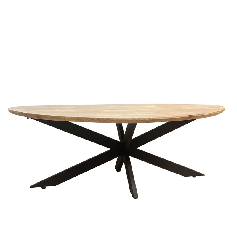 TOKYO ARES Table basse en bois galet 130x67xH46CM