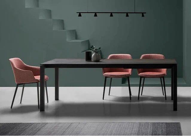 Table fixe ou extensible - plateau céramique - Julia