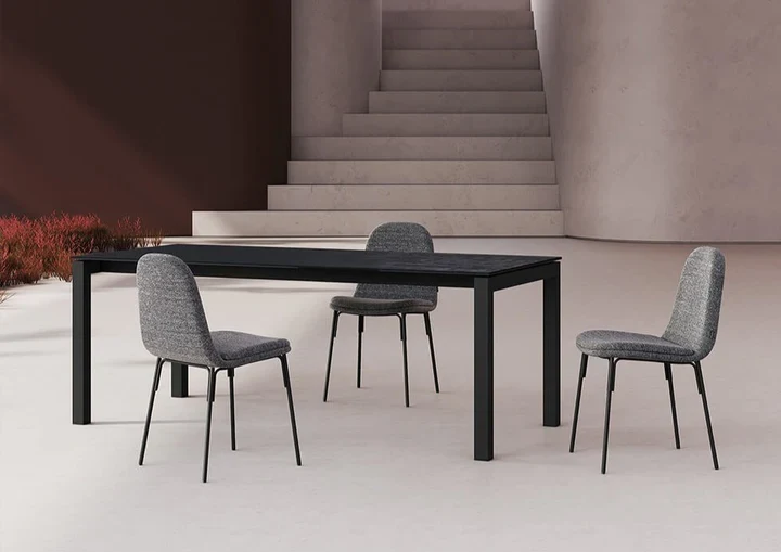 Table fixe ou extensible - plateau céramique - Julia