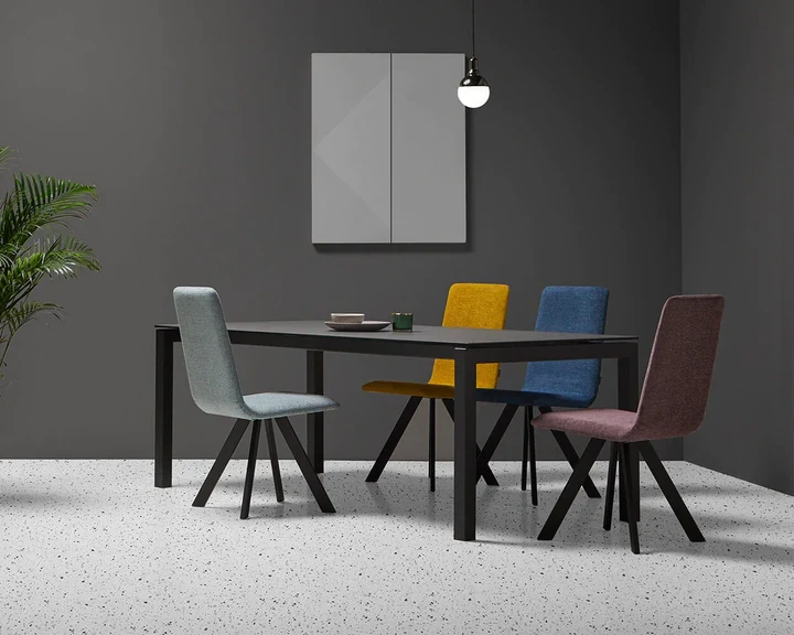 Table fixe ou extensible - plateau céramique - Julia