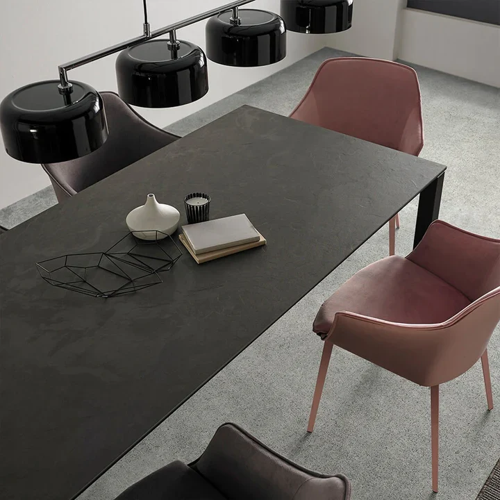Table fixe ou extensible - plateau céramique - Julia