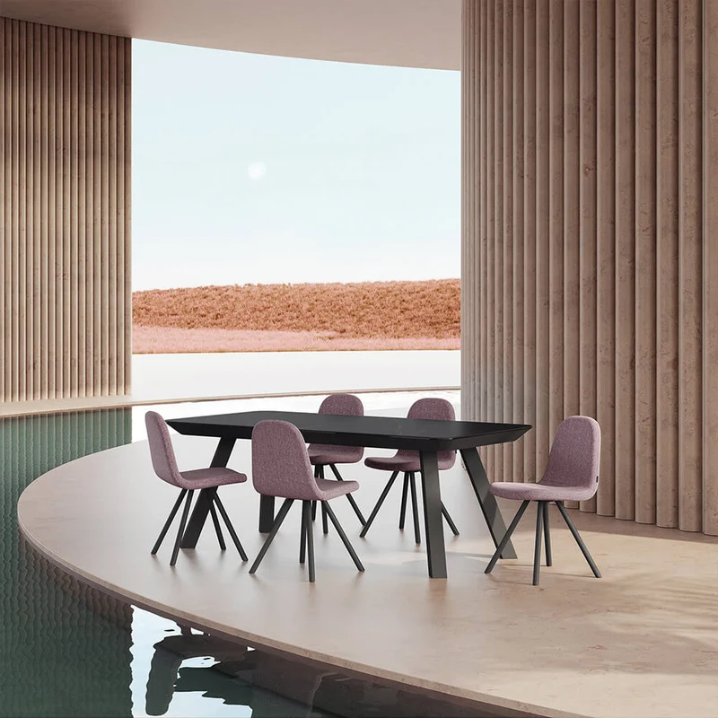 Table en céramique - fixe ou extensible - Esla