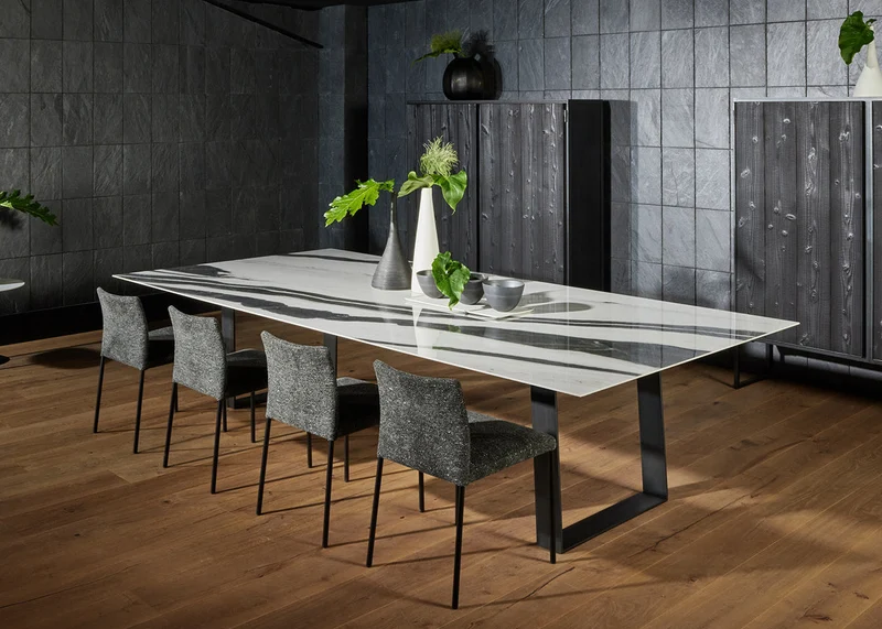 Table fixe ou extensible - Céramique ou béton - Paralog