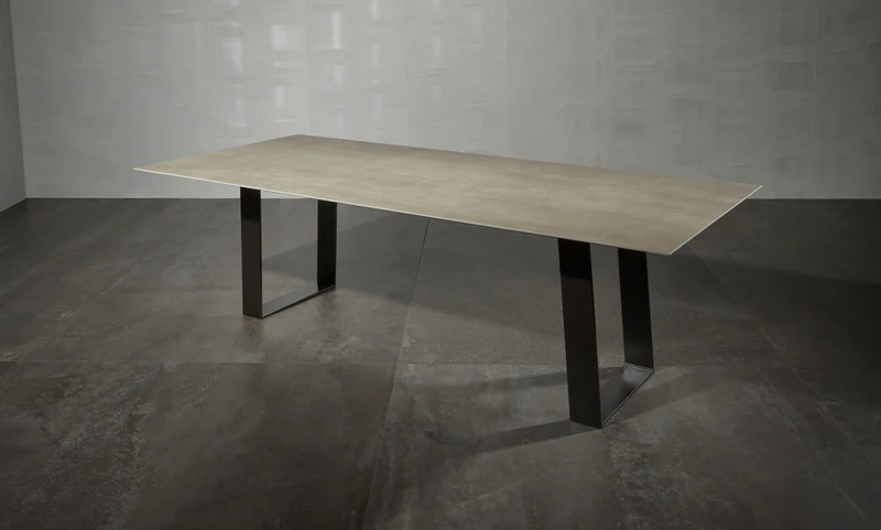 Table fixe ou extensible - Céramique ou béton - Paralog