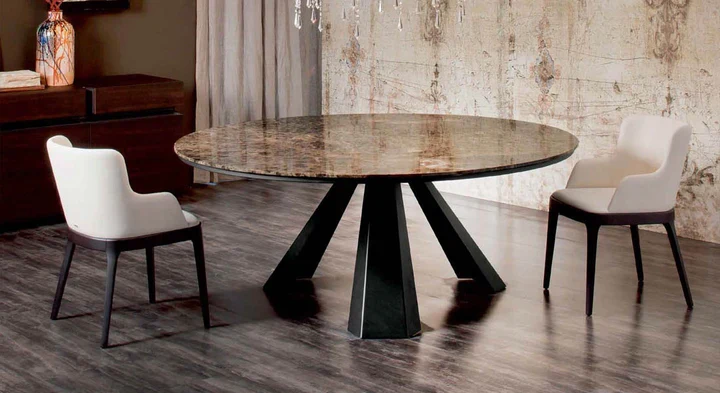 Table céramique - Ronde - Eliot