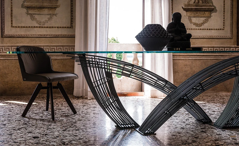 Table verre - design exclusif - Hystrix