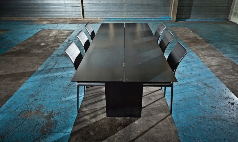 Table en acier - Style industriel - Foglia