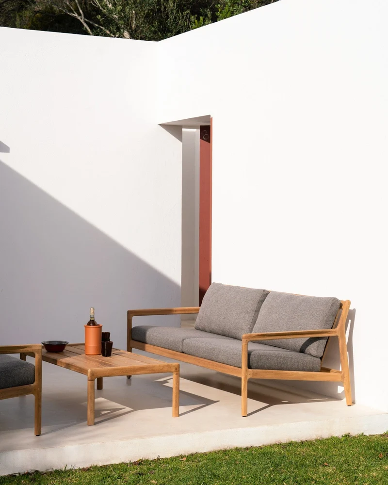 Ethnicraft Table Basse Extérieure Jack en Teck