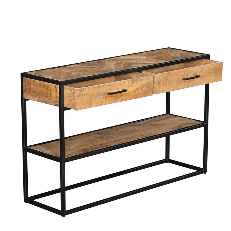 VICTORIA console en manguier 120x35x76cm