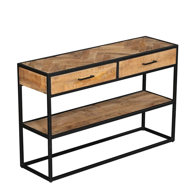 VICTORIA console en manguier 120x35x76cm