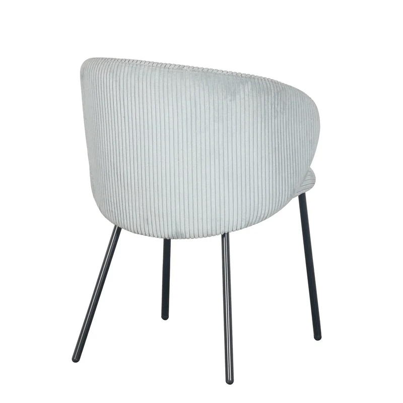 Chaise en velours cotelé, 56x55xH84CM - ELISA