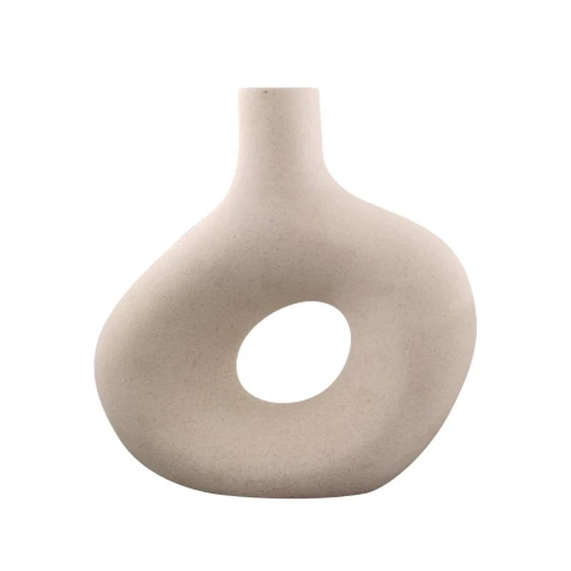 Vase en ceramique, 23,7x6xH23,5cm