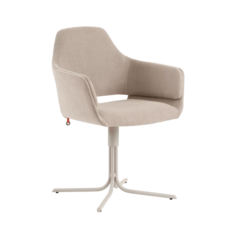Chaise à accoudoirs pivotante LOTUS C0812