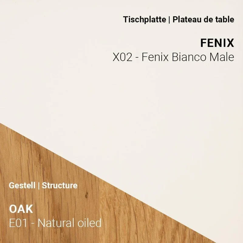 Table à manger TRAVA T2200 - Fenix & Chêne