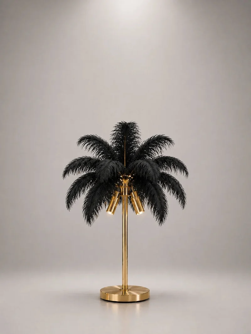 Lampe à Plumes Décorative – Chevet & Sur Pied 160 cm | 4 Couleurs
