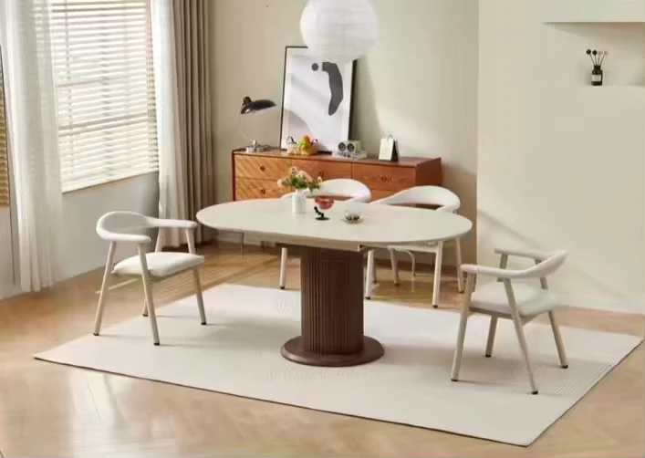 TABLE À MANGER SOFIA CÉRAMIQUE EXTENSIBLE 125/165CM