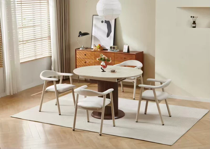 TABLE À MANGER SOFIA CÉRAMIQUE EXTENSIBLE 125/165CM