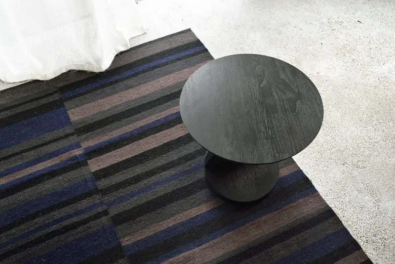 Table d'appoint Ethnicraft - Oblic teak noir