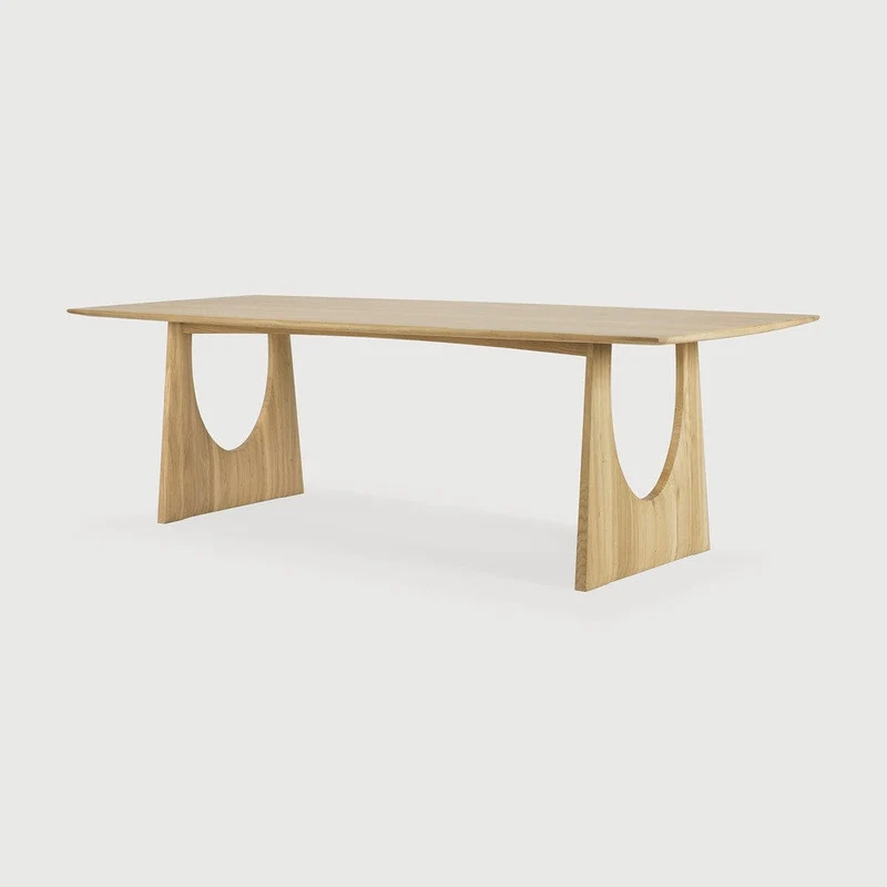 Ethnicraft Table à manger - Geometric chêne