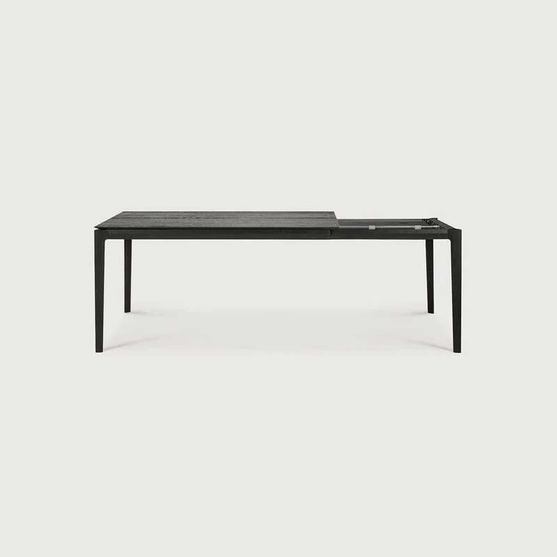 Table à manger extensible Ethnicraft - Bok chêne noir