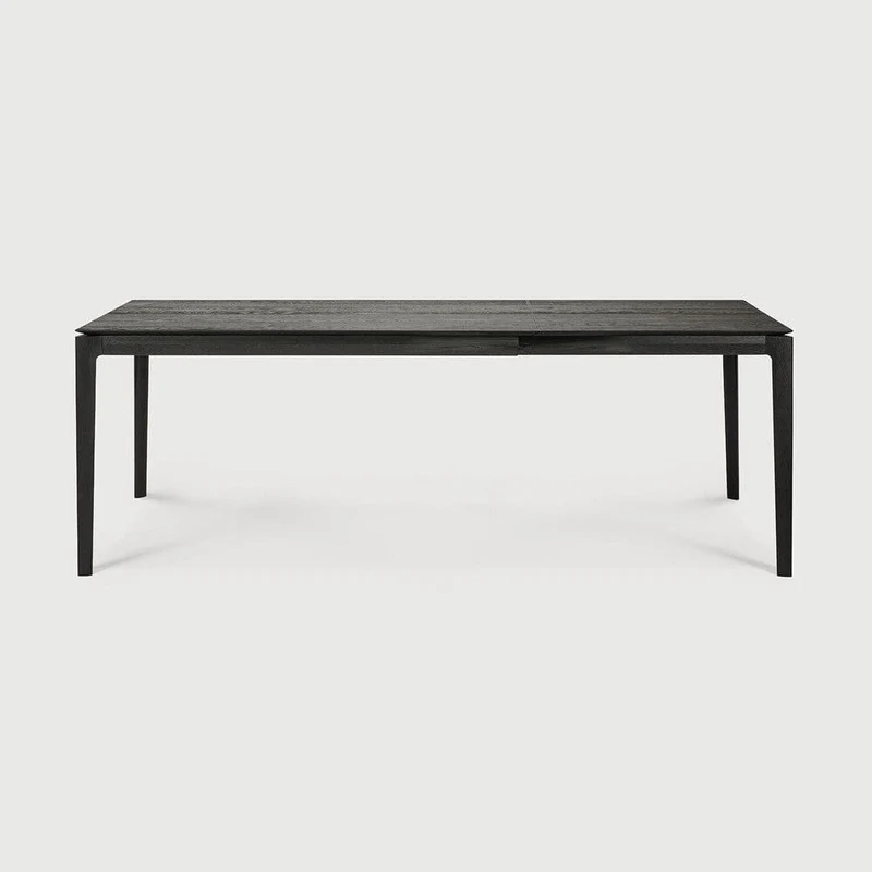 Table à manger extensible Ethnicraft - Bok chêne noir