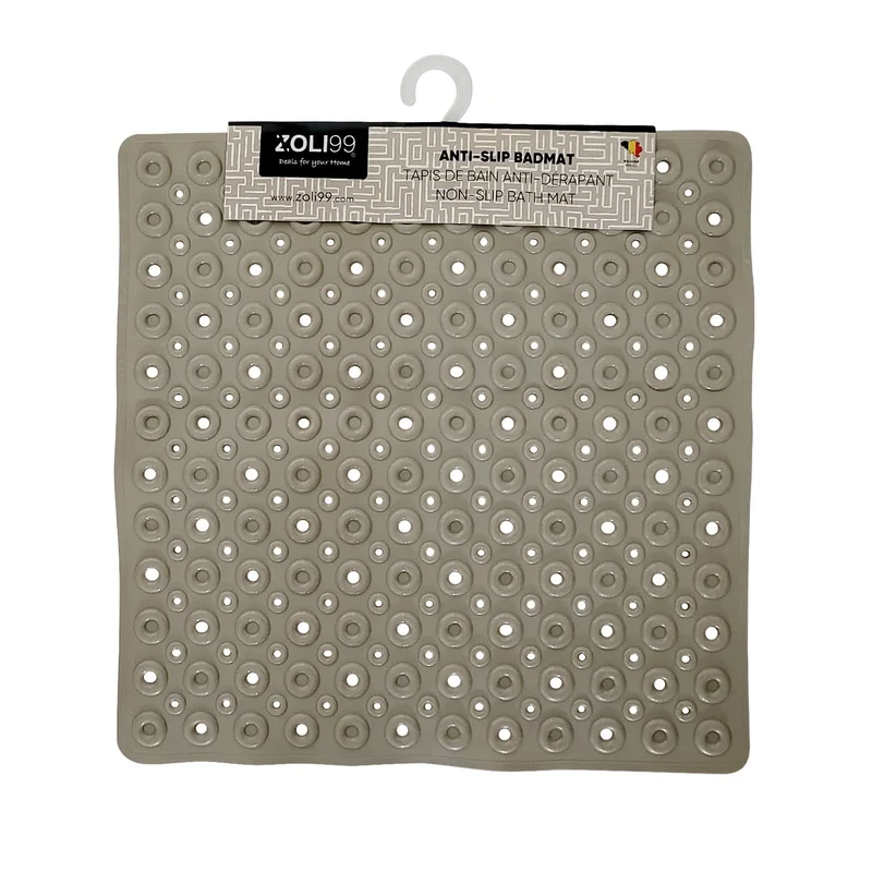 Tapis de douche sdb anti dérapant, 53x53cm