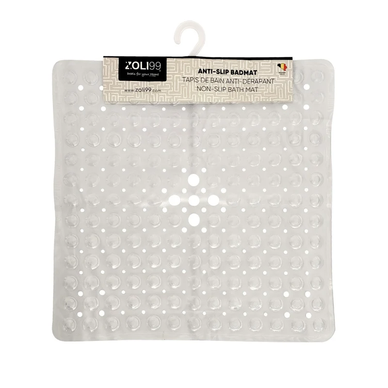 Tapis de douche sdb anti dérapant, 53x53cm