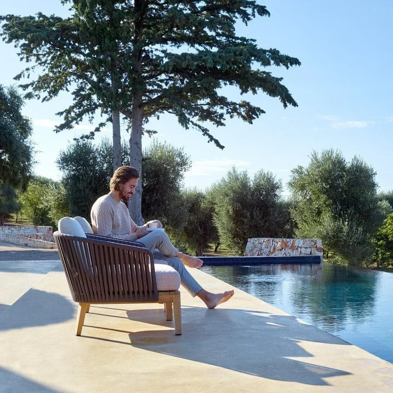Fauteuil MOOD - brun terre