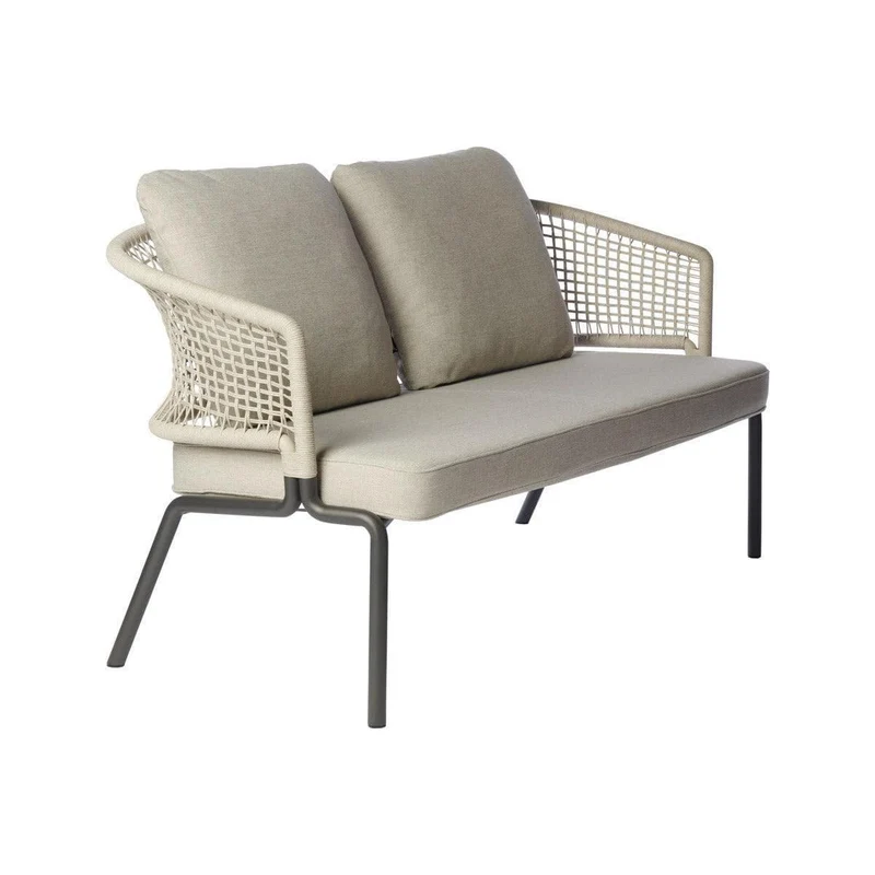 Sofa 2 -Seater Ctr - Wenge / Linn