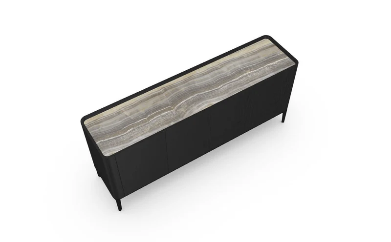 Slim buffet avec 4 portes