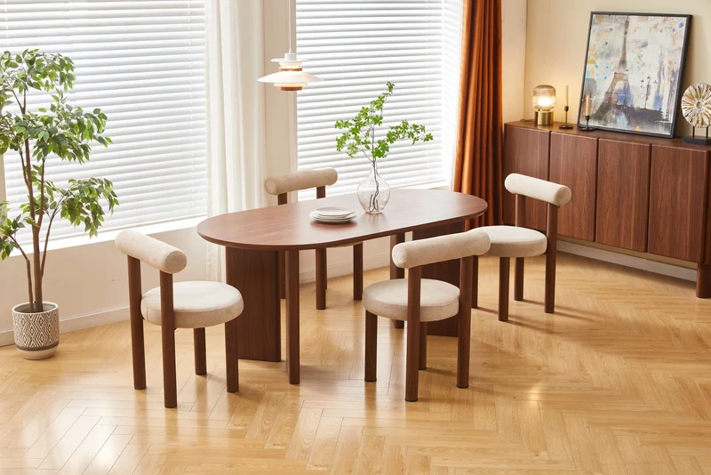 Table basse AMBRE noyer