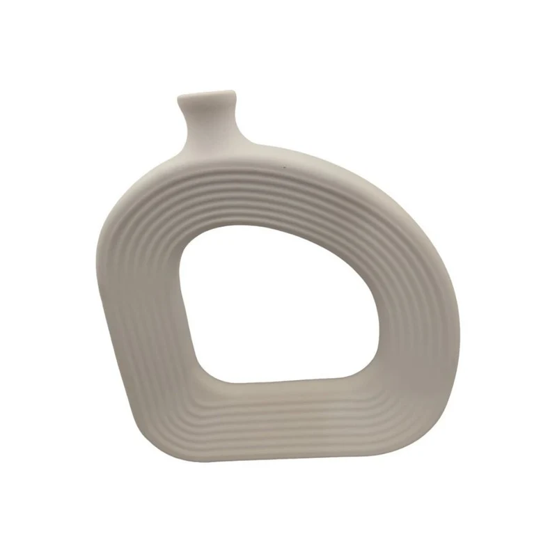 Vase en ceramique, 21,5x5,5xH24cm