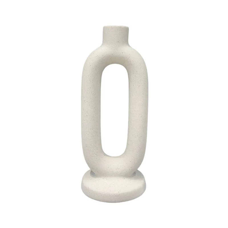 Vase en ceramique blanc