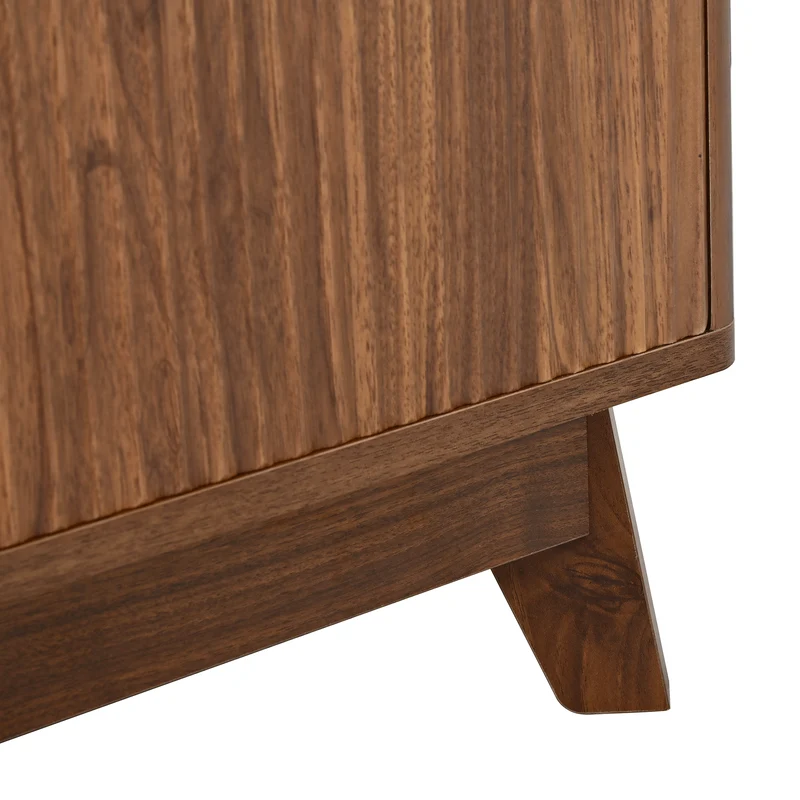 Table basse relevable effet noyer 1 niche 95x48cm ADJUSTCONCRETEELITE