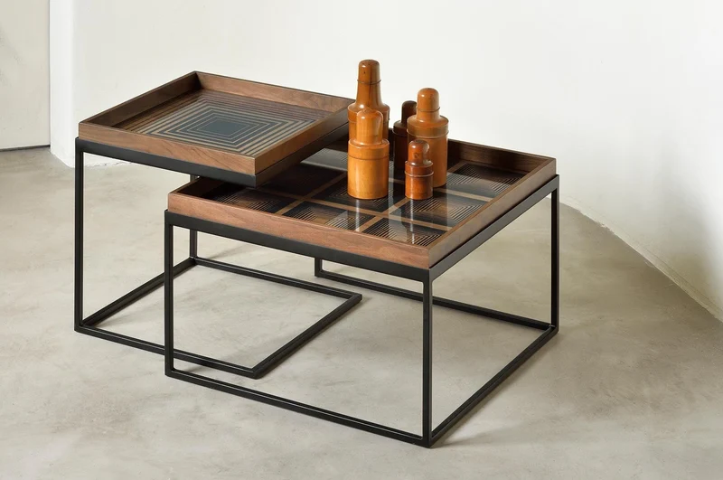 Ethnicraft Table Basse Tray – Carré
