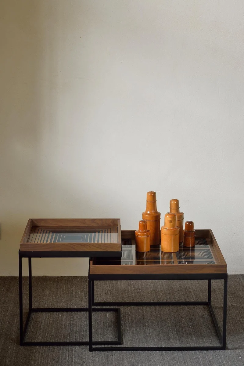 Ethnicraft Table Basse Tray – Carré