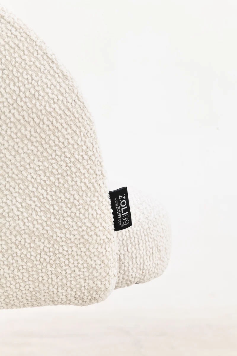 Chaise en tissu anti tache, 60,5x62,5xH82,5CM - CELINE