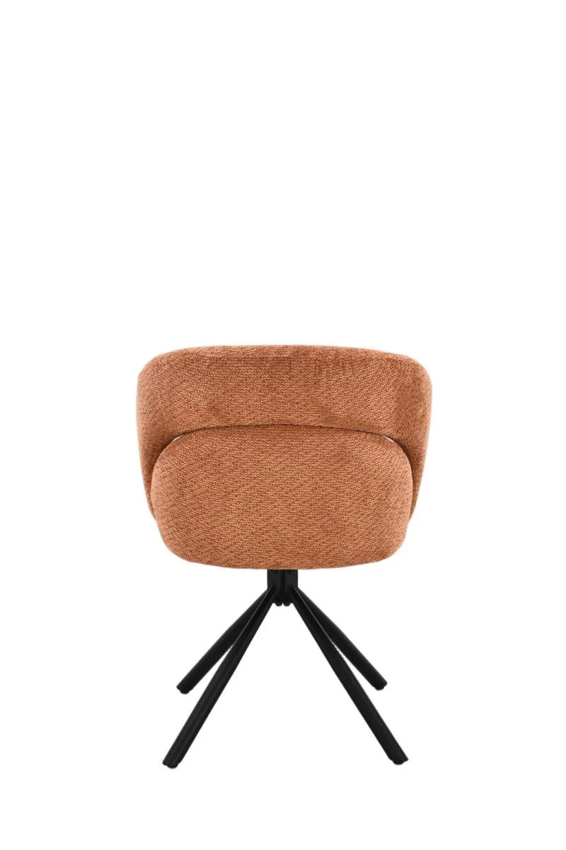Chaise en tissu anti tache, 60,5x62,5xH82,5CM - CELINE