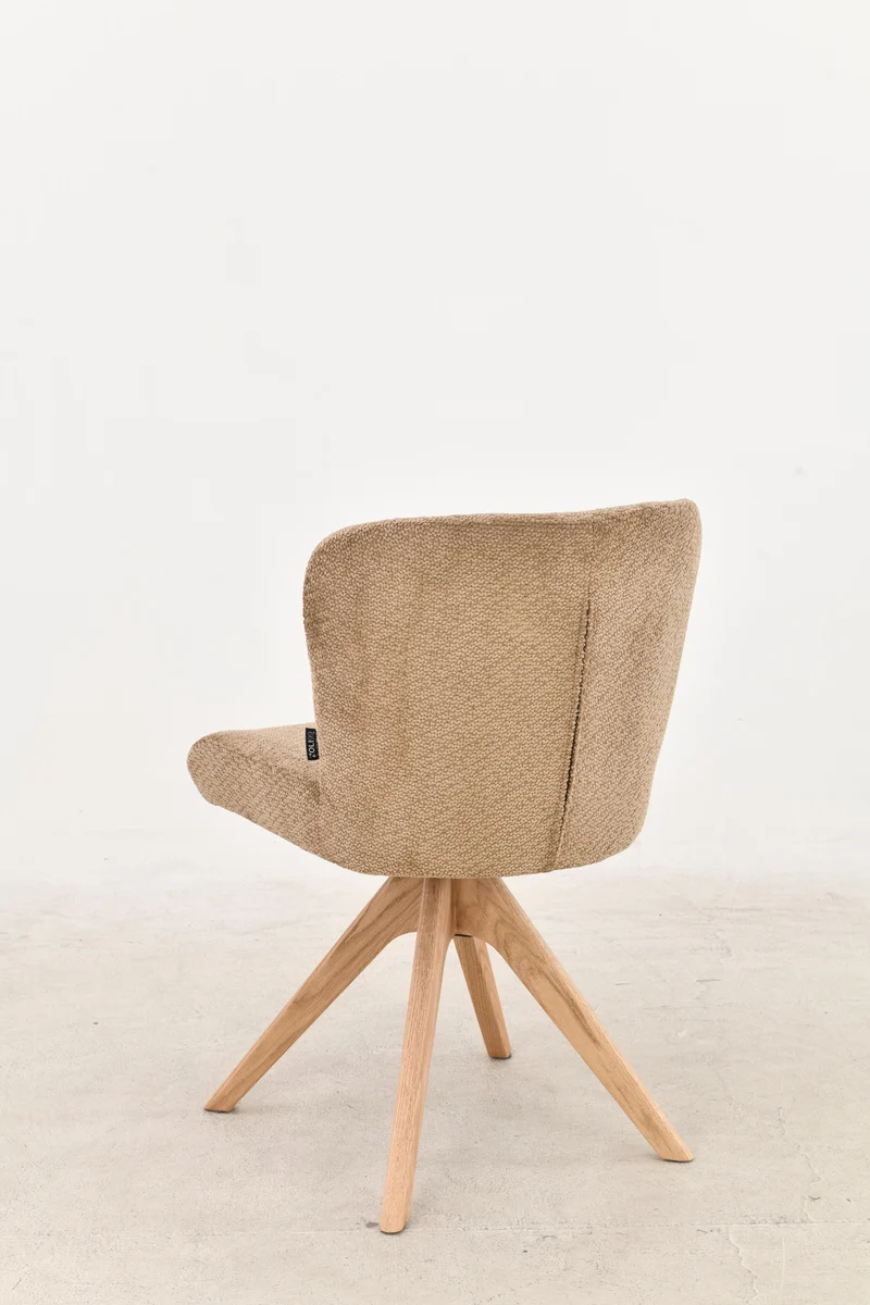 Chaise en tissu anti tache, 52x63xH82CM - ALINA
