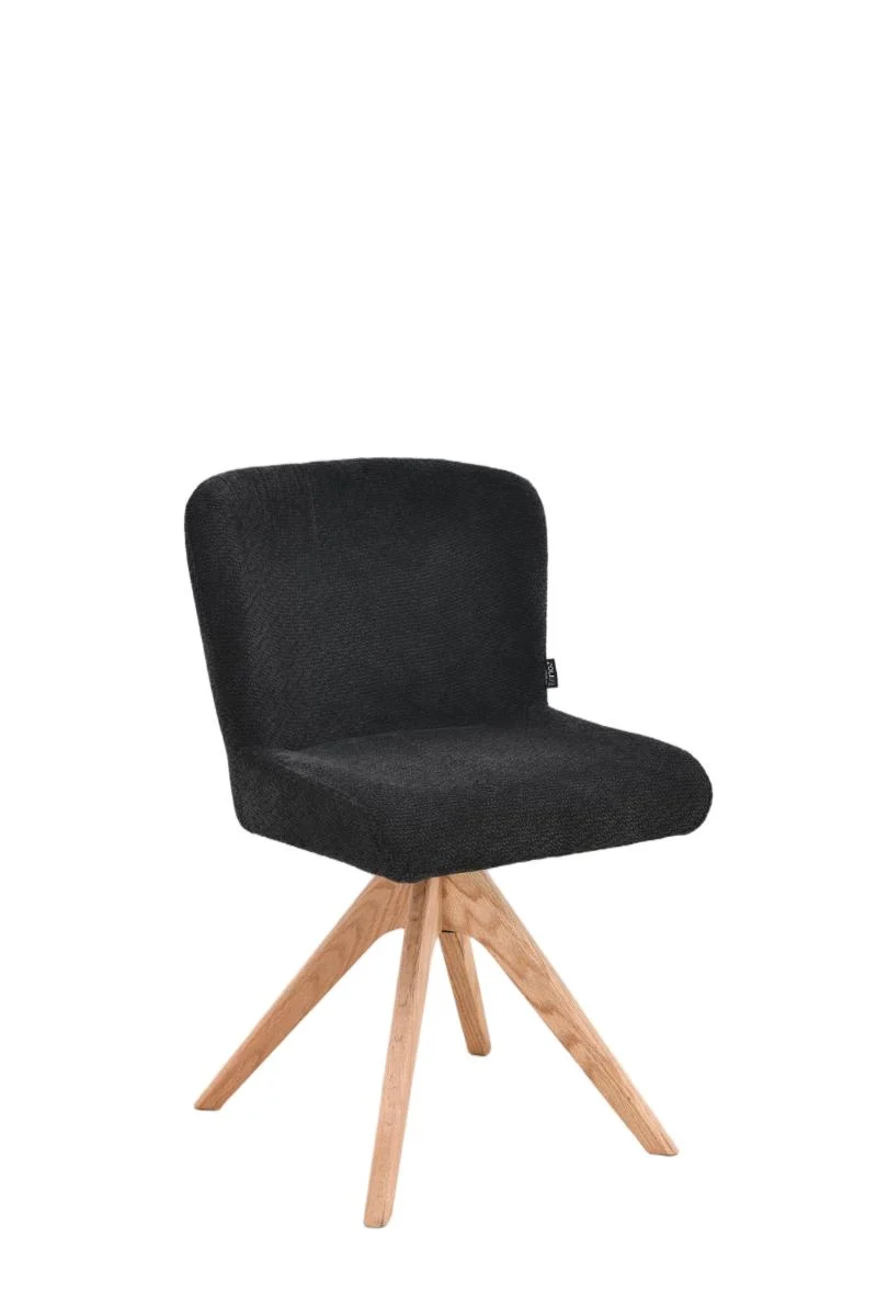 Chaise en tissu anti tache, 52x63xH82CM - ALINA