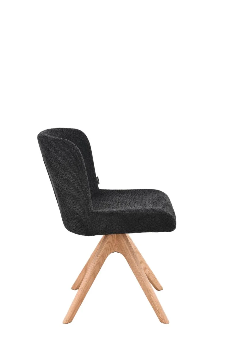 Chaise en tissu anti tache, 52x63xH82CM - ALINA