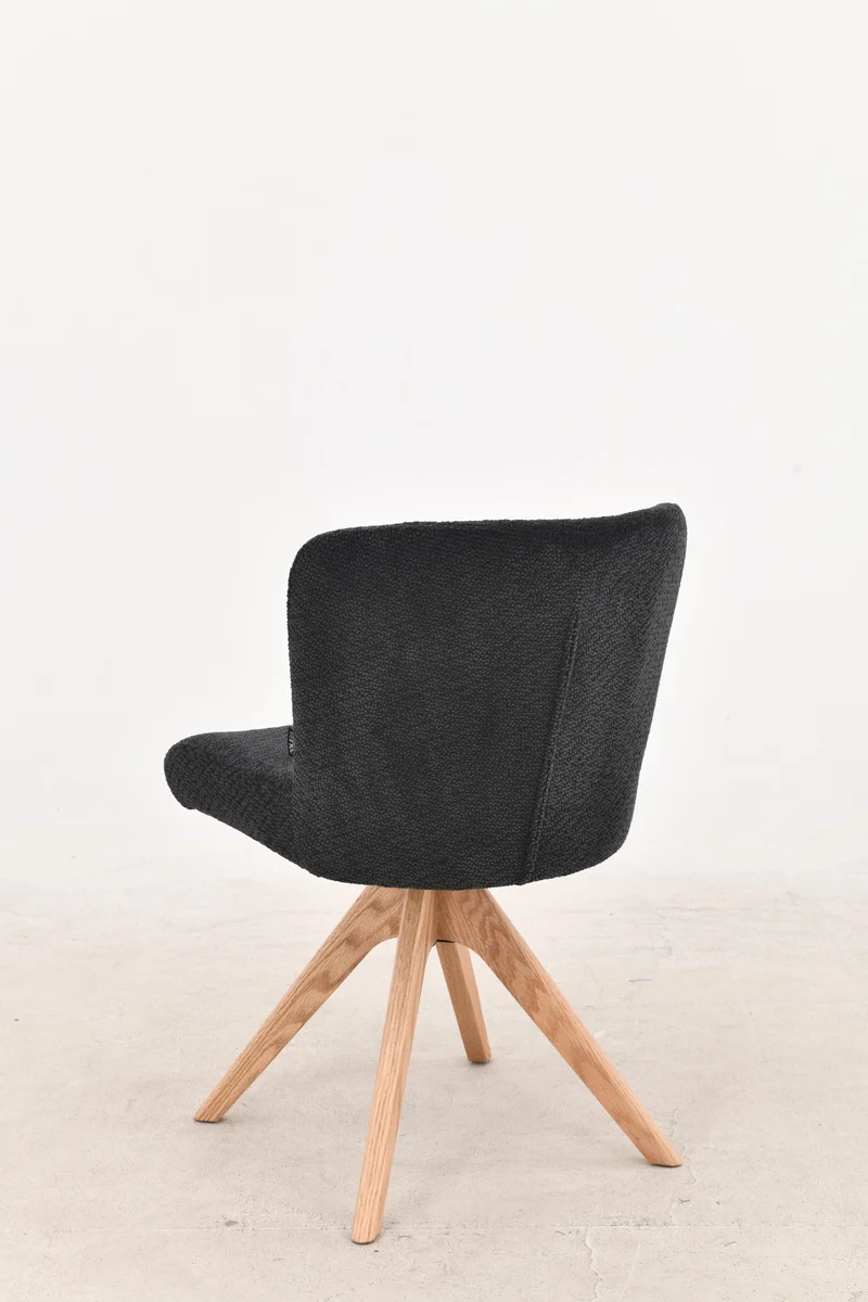 Chaise en tissu anti tache, 52x63xH82CM - ALINA