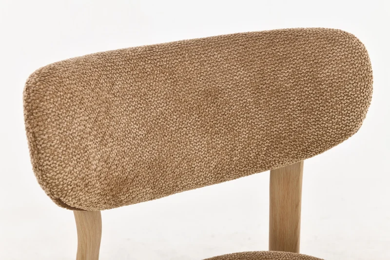 Chaise haute tabouret de bar en tissu anti tache, 50x54xH96CM - LORA