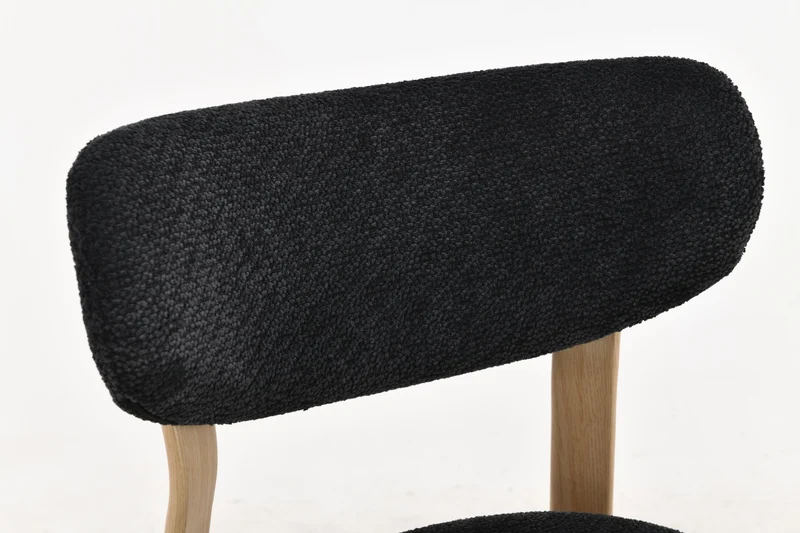 Chaise haute tabouret de bar en tissu anti tache, 50x54xH96CM - LORA