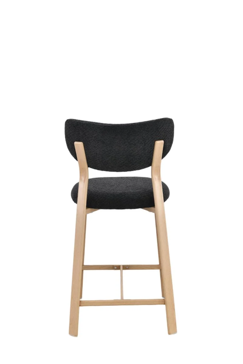 Chaise haute tabouret de bar en tissu anti tache, 50x54xH96CM - LORA