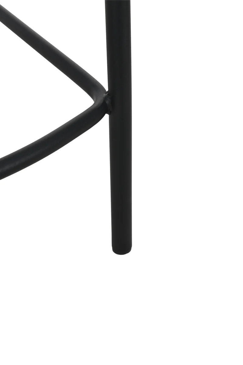 Chaise haute tabouret de bar en tissu anti tache, 67x47xH97,5CM - LYRA
