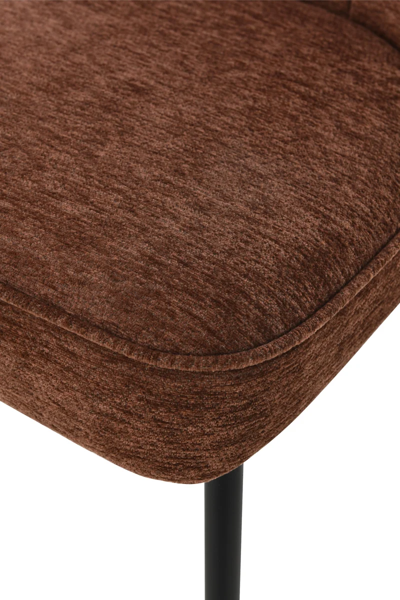 Chaise haute tabouret de bar en tissu anti tache, 67x47xH97,5CM - LYRA