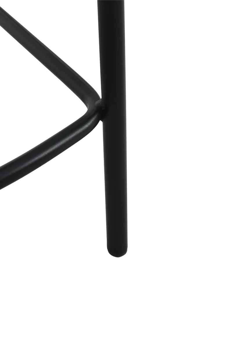 Chaise haute tabouret de bar en tissu anti tache, 67x47xH97,5CM - LYRA